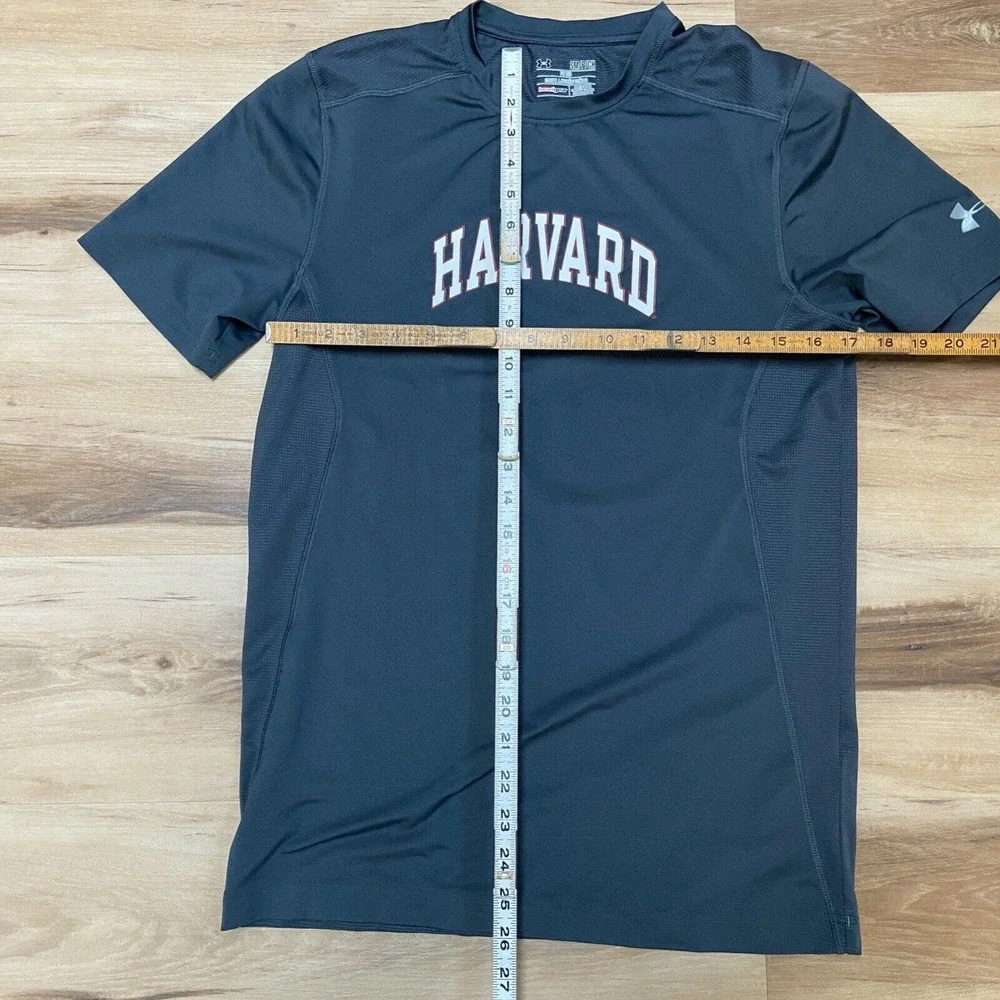 Harvard University Shirt Mens Small Heatgear‎ Fitted Crewneck Activewear